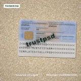 Armenia ID Card PSD Template Back v1
