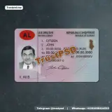 Albania Driver License Version 2 front photo preview for digital download