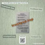 Bangladesh Police ID Card Template PSD back view picture example for digital download