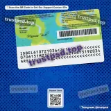 belgium child id card PSD Templates back side detail preview