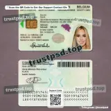 belgium id card PSD Templates Version 1 front and back view high quality preview
