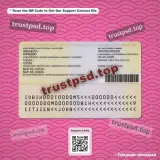 bosnia and herzegovina id card PSD Templates Version 2 back view document example