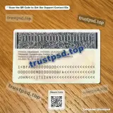 burkina faso id card PSD Template back view editable preview for digital download