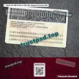 burkina faso id card PSD Template back view sample for download