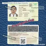 burkina faso id card Template PSD two-sided high quality preview