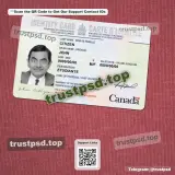 canada id card PSD Templates front preview