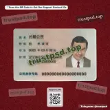 china id card PSD Templates Version 1 front view layout