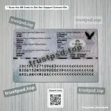 cyprus id card Template PSD back side picture for digital download