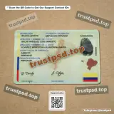 ecuador id card PSD Templates back side editable preview available for download