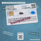 estonia id card PSD Templates version 3 back document example