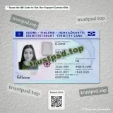 finland id card PSD Templates version 2 front reference preview