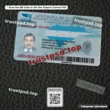 Honduras ID Card Template PSD version 1 front picture example available for download