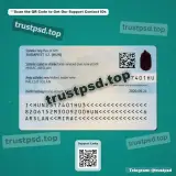hungary id card PSD Template back view reference preview