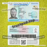 italy id card Template PSD version 2 front and back view design preview for download